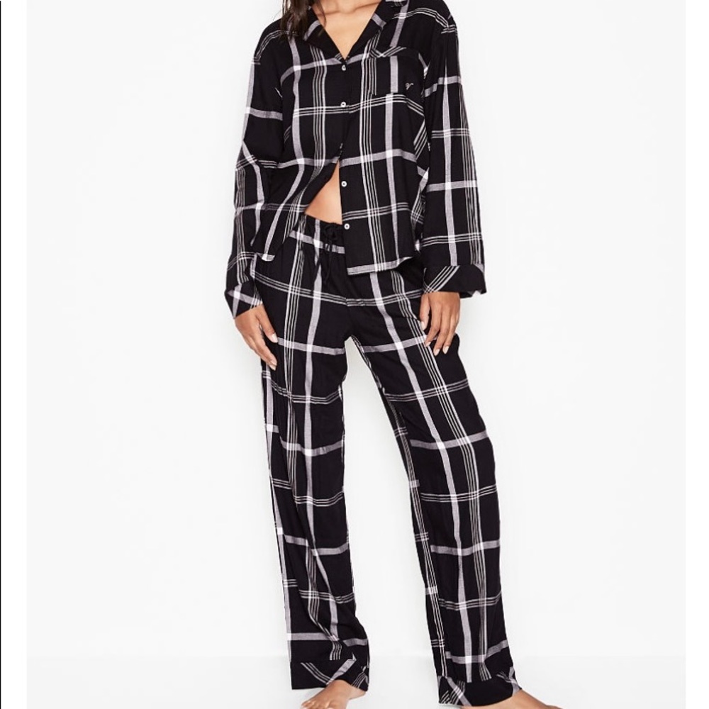 Cotton Printed Flannel PJ Set